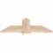 Ekena Millwork Eugene Smooth Timber Gable Bracket, Douglas Fir, 36"W x 13"H x 1 1/2"D x 5 1/2"F, 9/12 Pitch GBW036X13X0206EUG00SDF - alternate 2